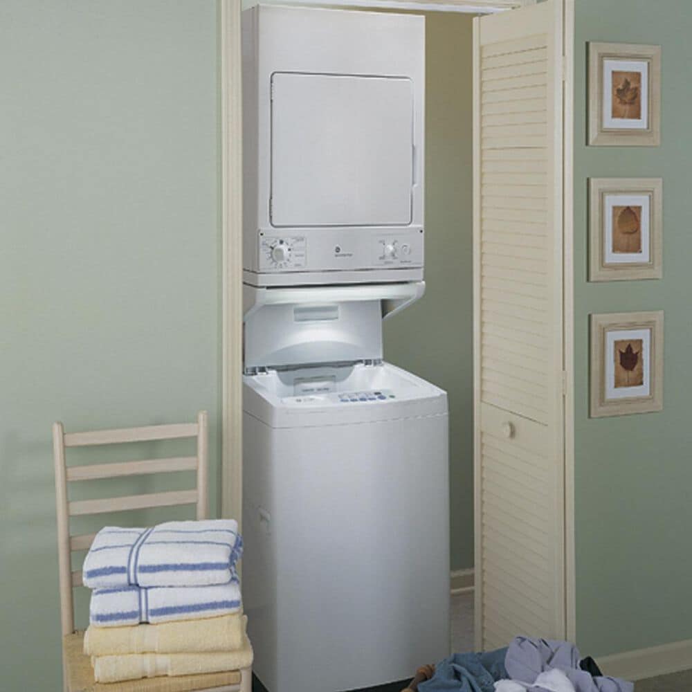 GE Appliances Spacemaker 3.6 Cu. Ft. Stationary Electric Dryer Spacemaker, , large