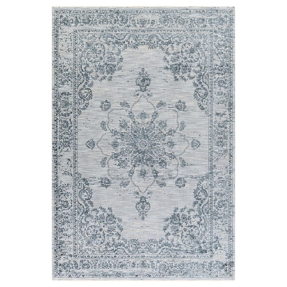 Surya Laila  6"7" x 9"6" Navy, Teal, Light Gray, Beige, Taupe and Cream Area Rug, , large