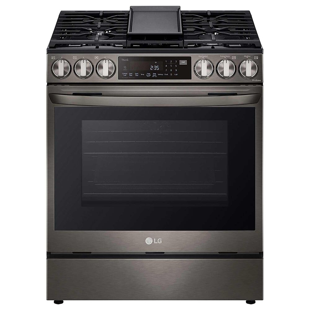 LG 6.3 Cu. Ft. Gas Slide-In Range with Air Fry in Black Stainless Steel, , large