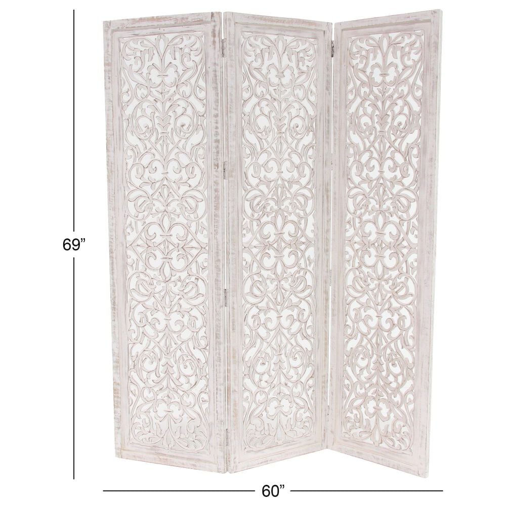 Screenflex CRDFF3 Frosted 3 Panel Room Divider