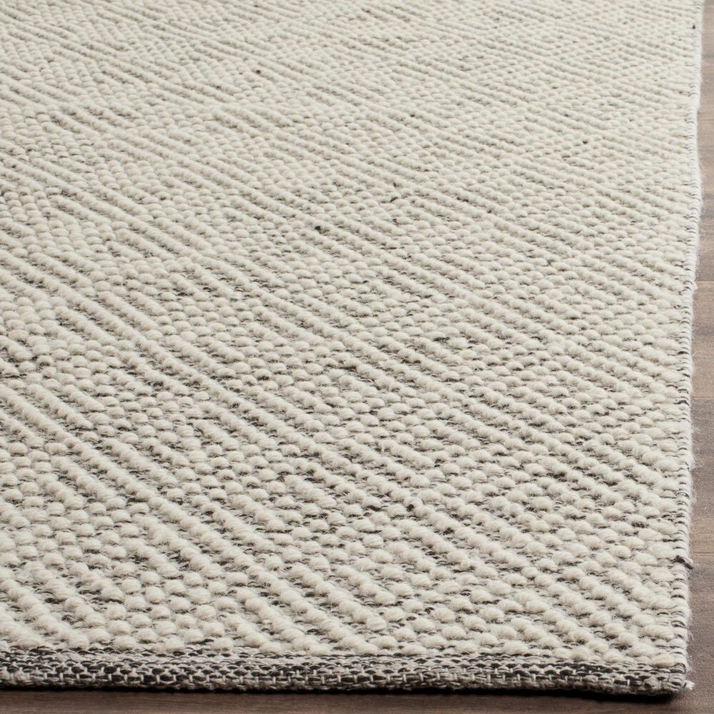 Safavieh Natura NAT503A 2&#39;3&quot; x 10&#39; Ivory and Light Grey Runner, , large