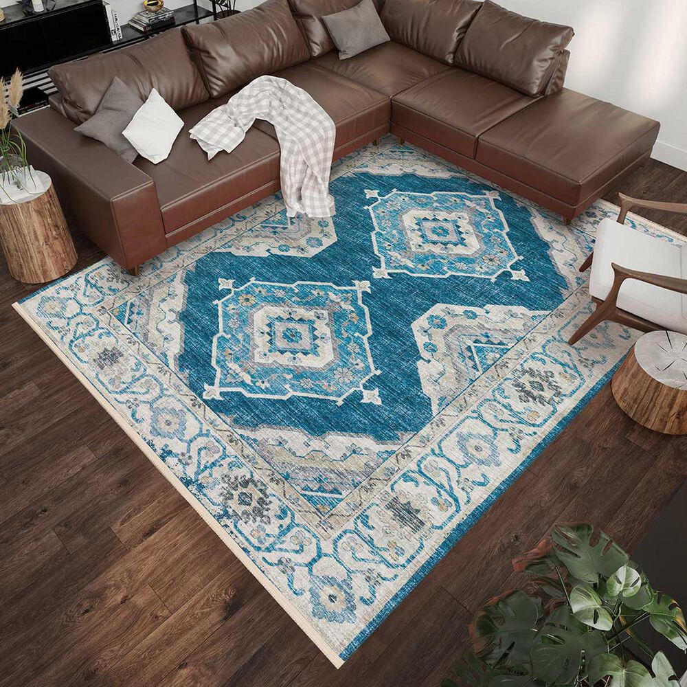 Dalyn Rug Company Marbella 6&#39; x 9&#39; Indigo Area Rug, , large