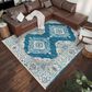 Dalyn Rug Company Marbella 6" x 9" Indigo Area Rug, , large