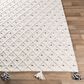 Surya Azalea 12" x 15" Ivory, Black and Gray Indoor/Outdoor Area Rug, , large