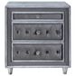 Pacific Landing Antonella 3-Drawer Nightstand in Grey, , large