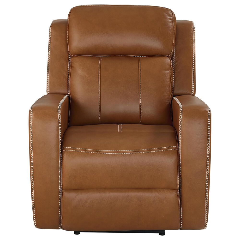 Bassett Norwood Power Recliner in Tan, , large