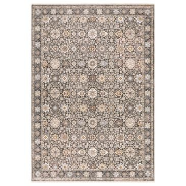 Oriental Weavers Maharaja Qatar 71N 2"3" x 7"6" Grey and Ivory Scatter Rug, , large