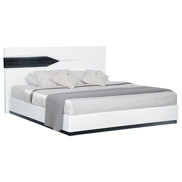 Global Furniture USA Hudson Queen Bed in Black, Grey and White, , large