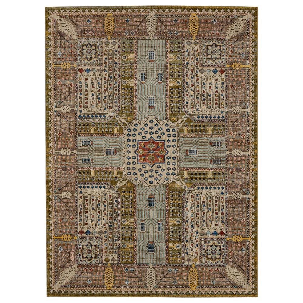 Karastan Pandora Avarice 2"4" x 7"10" Dark Beige Runner, , large