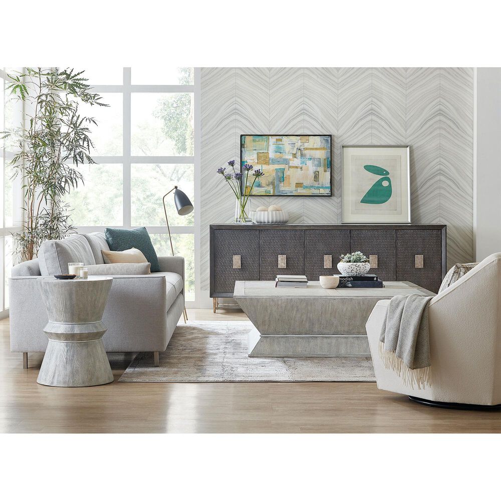 Hooker Furniture Melange Accent Table in Gray, , large