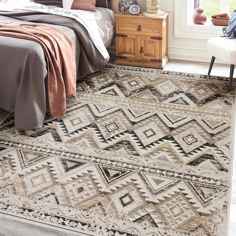 Dalyn Rug Company Izmir 7&#39;10&quot; x 10&#39; Taupe Area Rug, , large