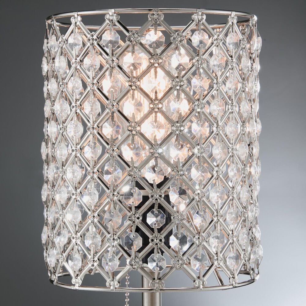 Lite Source Calvine Table Lamp in Brushed Nickel &#40;Set of 2&#41;, , large