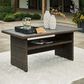 Signature Design by Ashley Brook Ranch Patio Multi-Use Table in Brown - Table Only, , large