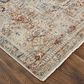 Feizy Rugs Kaia 12" x 15" Gray and Multicolor Area Rug, , large