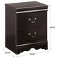 Signature Design by Ashley Huey Vineyard Nightstand in Black, , large