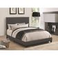 Pacific Landing Boyd Full Upholstered Panel Bed in Charcoal, , large
