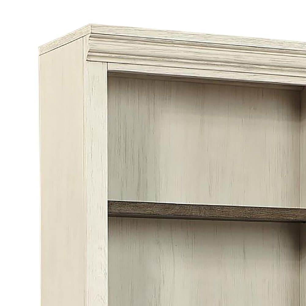 Riva Ridge Caraway Open Bookcase in Aged Ivory, , large