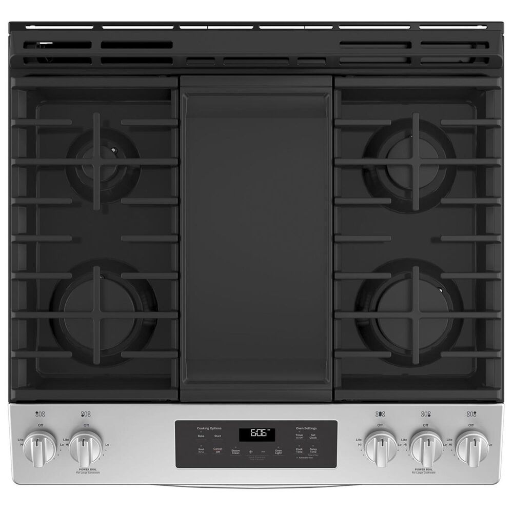 GE Appliances 30&quot; Slide-In Front Control Gas Range in Stainless, , large