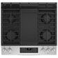 GE Appliances 30" Slide-In Front Control Gas Range in Stainless, , large