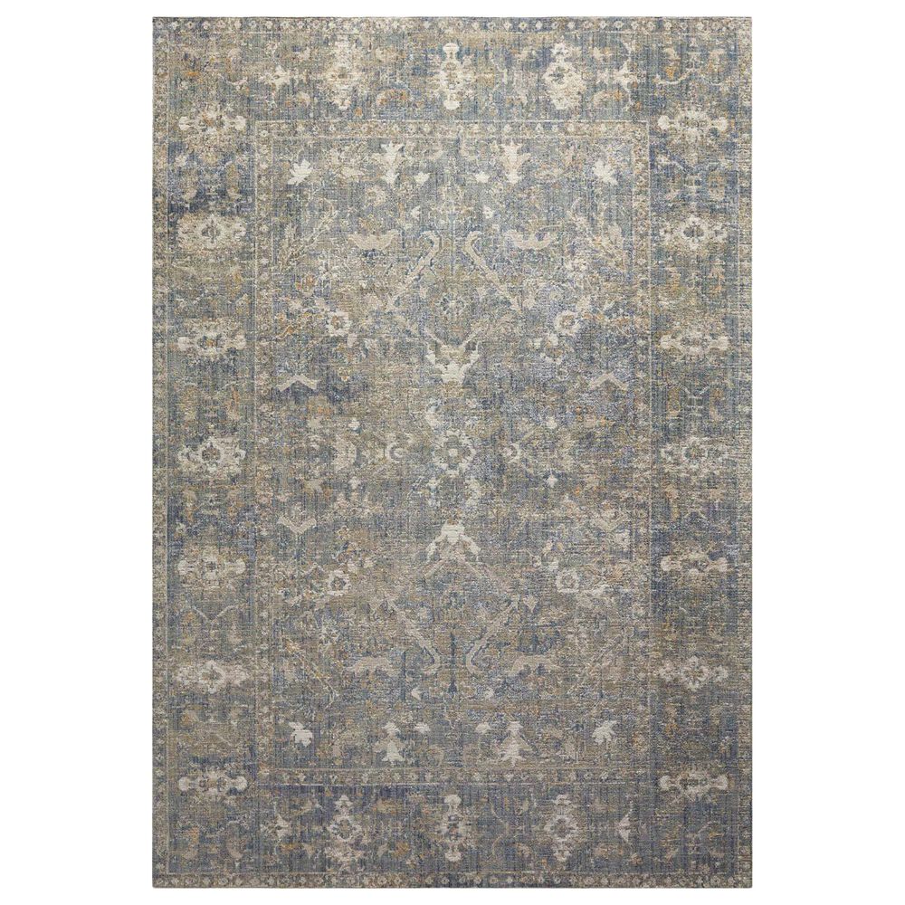 Chris Loves Julia x Loloi Rosemarie 2"7" x 4" Sand and Lagoon Area Rug, , large