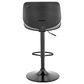 Armen Living Brock Adjustable Barstool in Gray and Black, , large