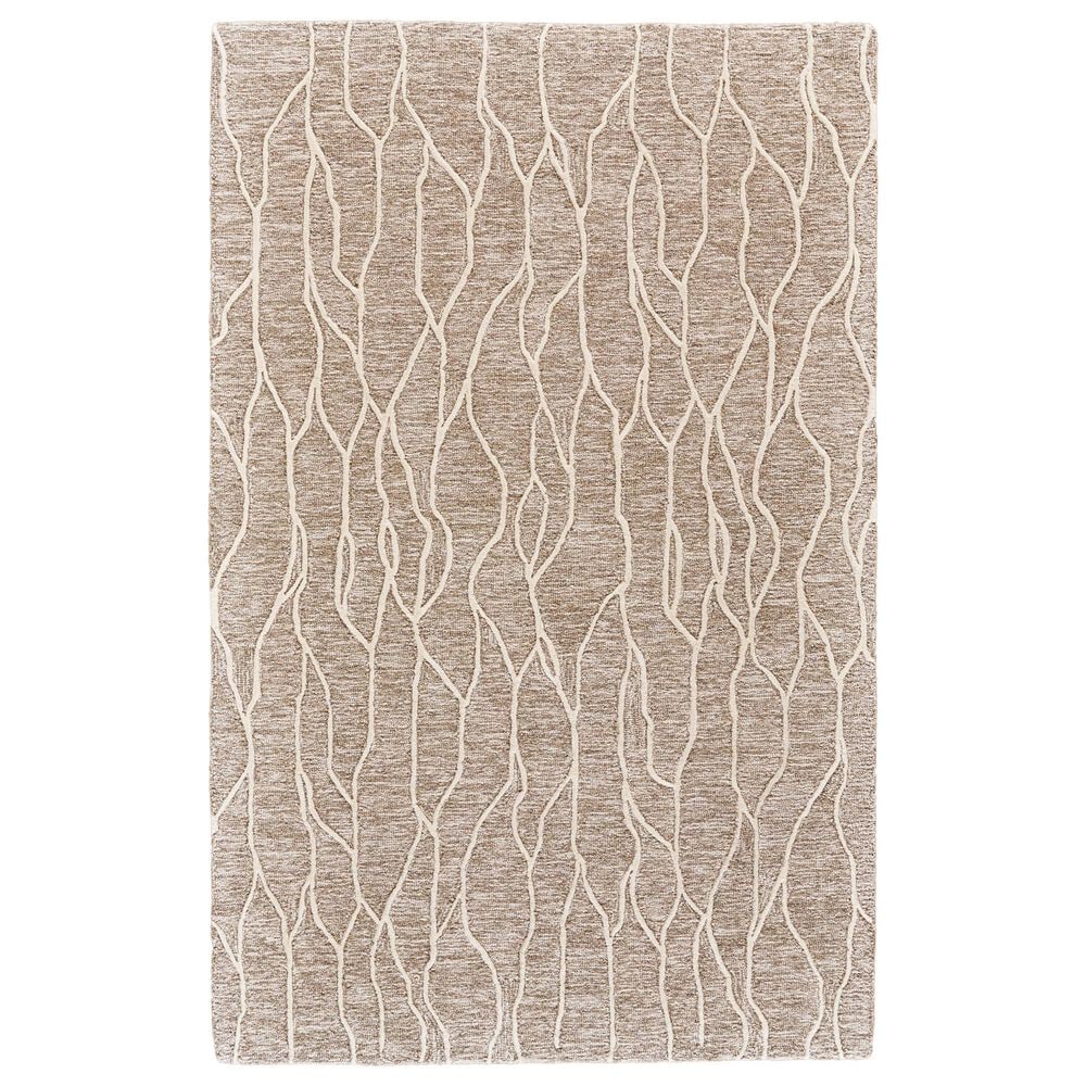 Feizy Rugs Enzo 2" x 3" Ivory and Gray Area Rug, , large