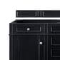 James Martin Brittany 60" Double Bathroom Vanity Cabinet in Black Onyx, , large