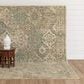 Karastan Estate Hartwell 5"3" x 7"10" Beige, Blue, Green, Grey and Coral Area Rug, , large