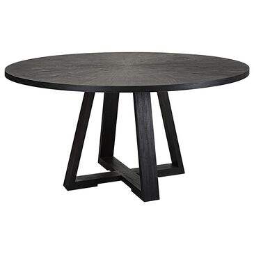 Uttermost Gidran Dining Table in Charcoal Black - Table Only, , large