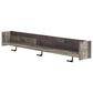 Signature Design by Ashley Neilsville Wall Mounted Coat Rack with Shelf in Gray and Brown, , large