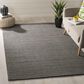 Safavieh Natura NAT801E 4" x 6" Ivory and Black Area Rug, , large