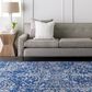 Surya Harput HAP-1022 5"3" x 7"3" Blue, Teal and Charcoal Area Rug, , large