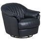 Natuzzi Editions Gratitudine Swivel Rocking Chair in Navy Blue, , large