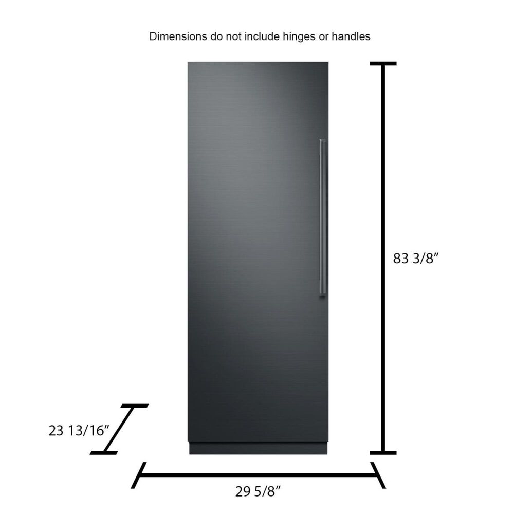 Dacor 30&quot; Modernist Freezer Refrigerator Column with Left Hinge and Dual Icemakers - Panel Sold Separately, , large