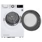 LG 4.2 Cu. Ft. Electric Dryer with Dual Inverter HeatPump in White, , large