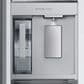 Samsung Bespoke 24 Cu. Ft. French Door Refrigerator with Beverage Center - White Glass Panels Included, , large