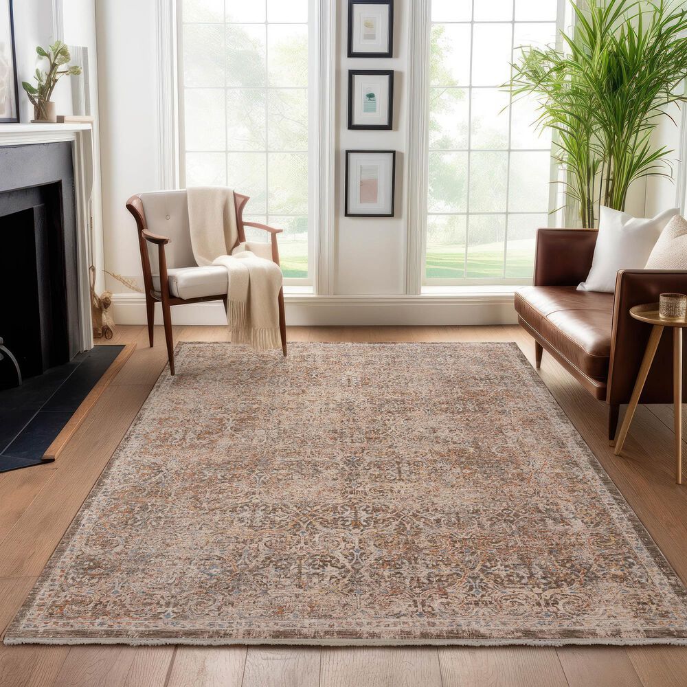 Dalyn Rug Company Vienna VI7 9&#39; x 13&#39;2&quot; Chocolate Area Rug, , large