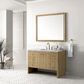 James Martin Hudson 48" Single Bathroom Vanity in Light Natural Oak with 3 cm Arctic Fall Solid Surface Top and Rectangular Sink, , large