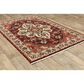 Oriental Weavers Lilihan Medallion 5502C 2" x 3" Red and Ivory Scatter Rug, , large