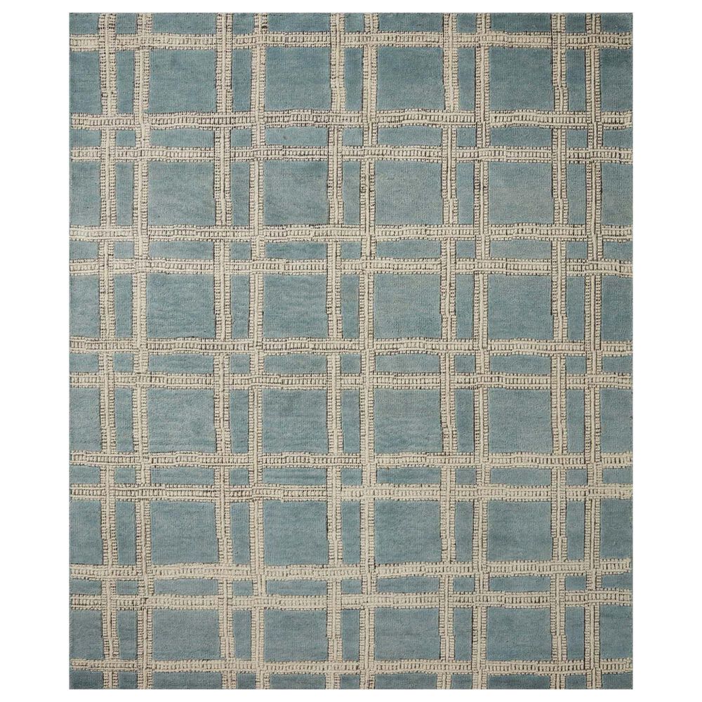 Loloi Milton 4" x 6" Ocean and Ivory Area Rug, , large