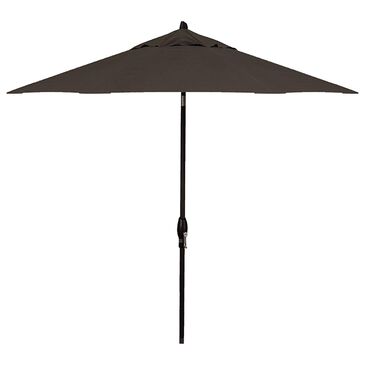 Garden Party 9" Coal Market Umbrella in Black Frame without Base, , large