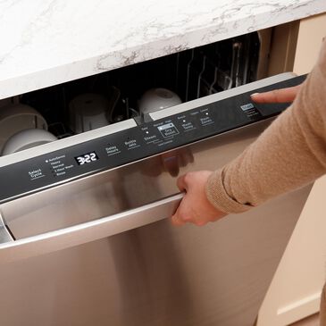 GE Appliances 24" Built-In Bar Handle Dishwasher with 47 dBA Quiet Package in Fingerprint Resistant Stainless Steel, , large