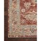 Loloi Gaia 9"3" x 12"10" Gold and Brick Area Rug, , large