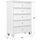 Signature Design by Ashley Fortman 5-Drawer Chest in White, , large