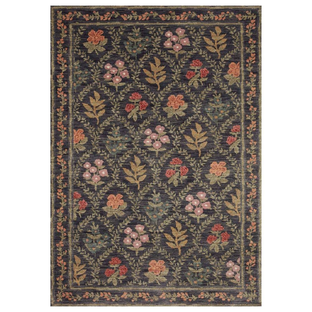 Loloi Fiore FIO-04 3"7" x 5"7" Charcoal Area Rug, , large