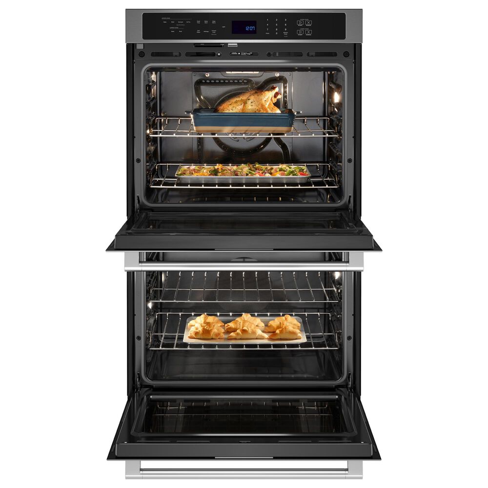Maytag 27&quot; Double Wall Oven with Air Fry and Basket in Fingerprint Resistant Stainless Steel, , large