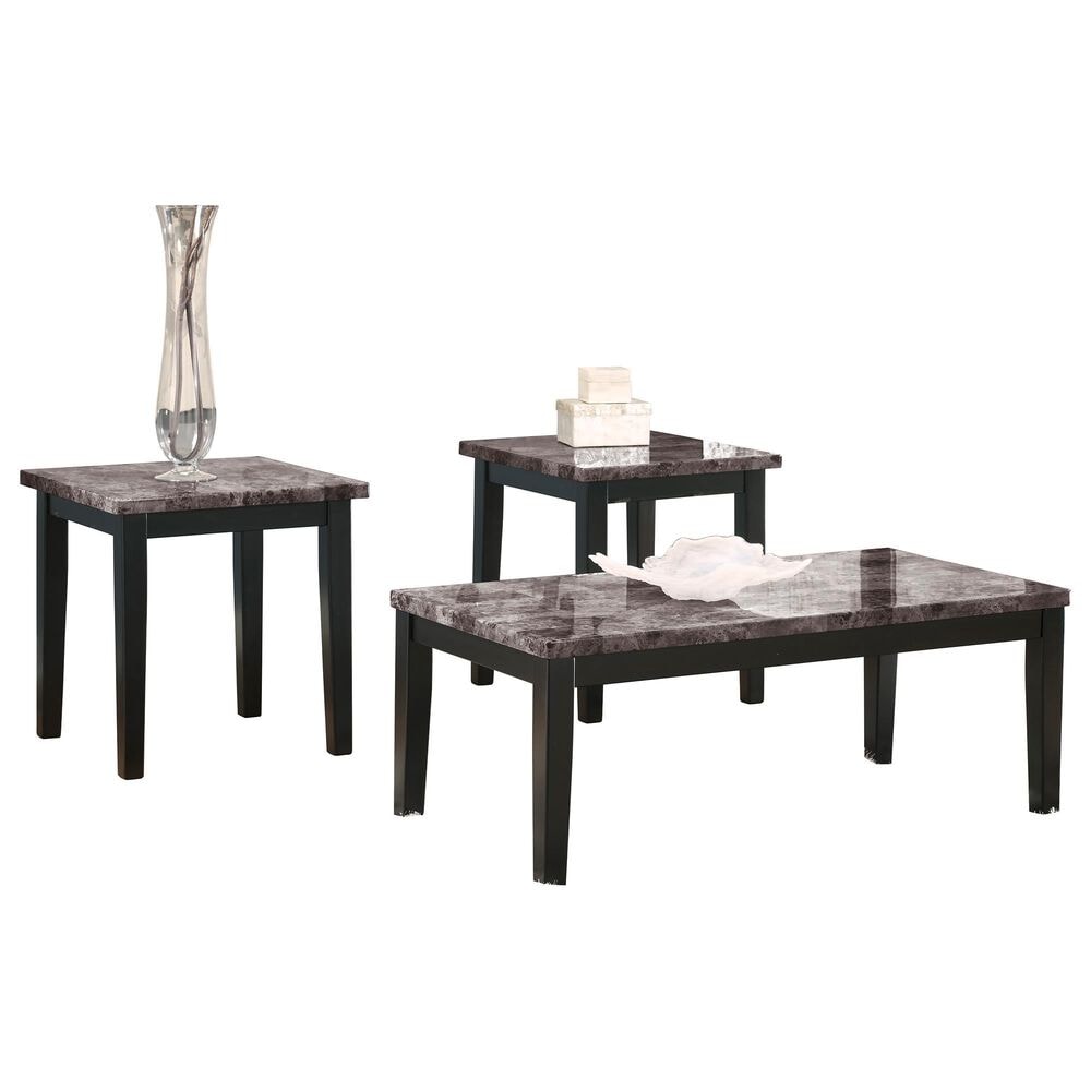 Signature Design by Ashley Maysville Occasional Table Set in Black (Set of 3), , large