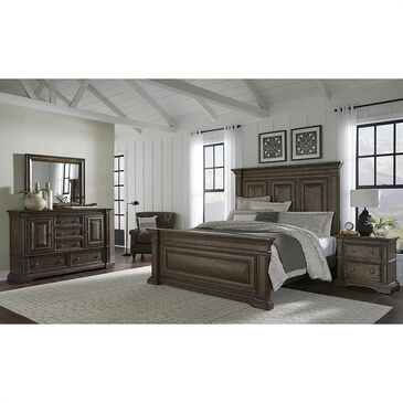 Chapel Hill Woodbury Queen Panel Bed in Brown, , large
