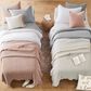 Levtex Mills Waffle 3-Piece Full/Queen Quilt Set in Blush, , large