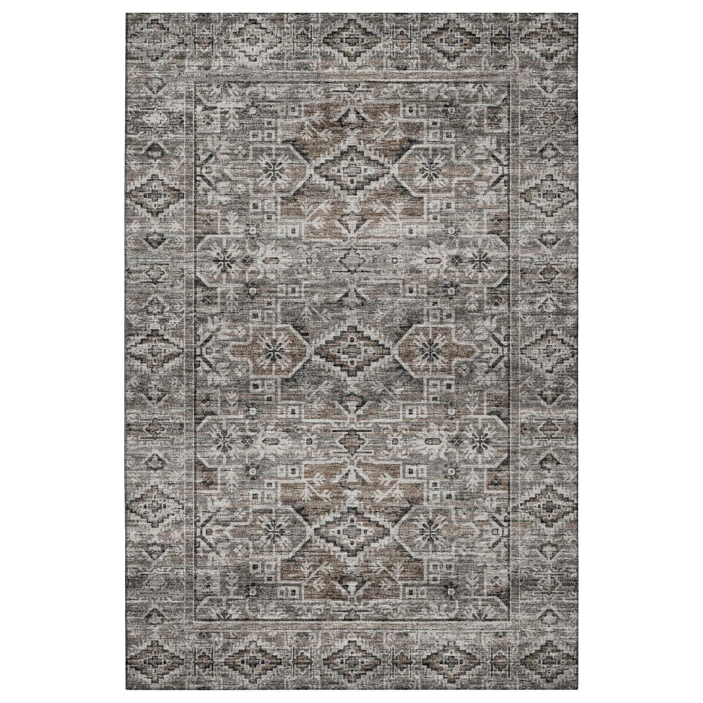 Dalyn Rug Company Tuscany 6" Round Gray Indoor/Outdoor Area Rug, , large